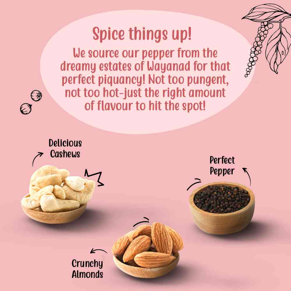 
                  
                    Roasted Nuts with Wayanad Pepper (200gm)
                  
                