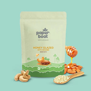 Honey Glazed Nuts with Sesame Seeds, Almonds & Cashews