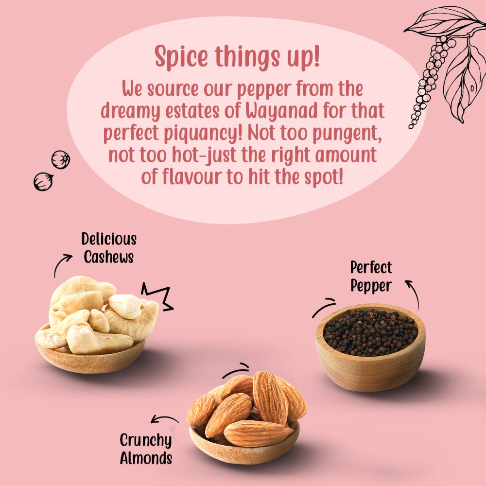 
                  
                    Roasted Nuts with Wayanad Pepper (1kg Jar)
                  
                