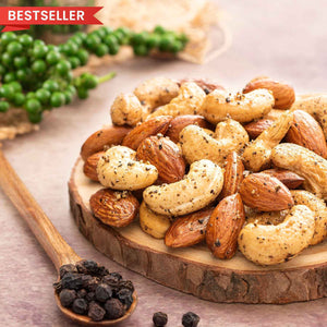 
                  
                    Roasted Nuts with Wayanad Pepper (200gm) @ 272.00 - Paper Boat Foods
                  
                